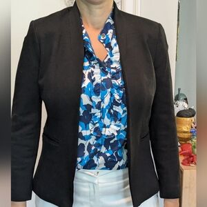 J. Crew black fitted jacket Sz 8